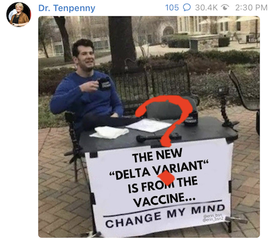 Folks like Sherri Tenpenny will likely never change their mind about vaccines, no matter what evidence they are given.