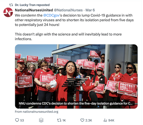 If you are high risk, having folks treat COVID like the flu likely sounds scary!